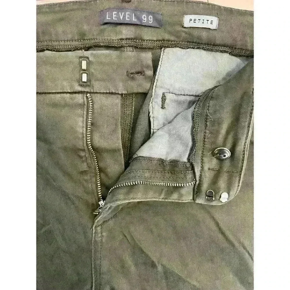 Level 99 Women Green Casual Pants 32 P - Picture 8 of 9